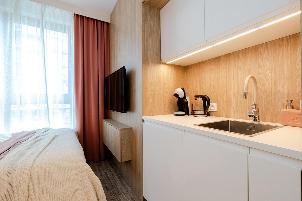 Studio Wola Apartament Kasprzaka - Wifi + Smart Tv Varšava Exteriér fotografie