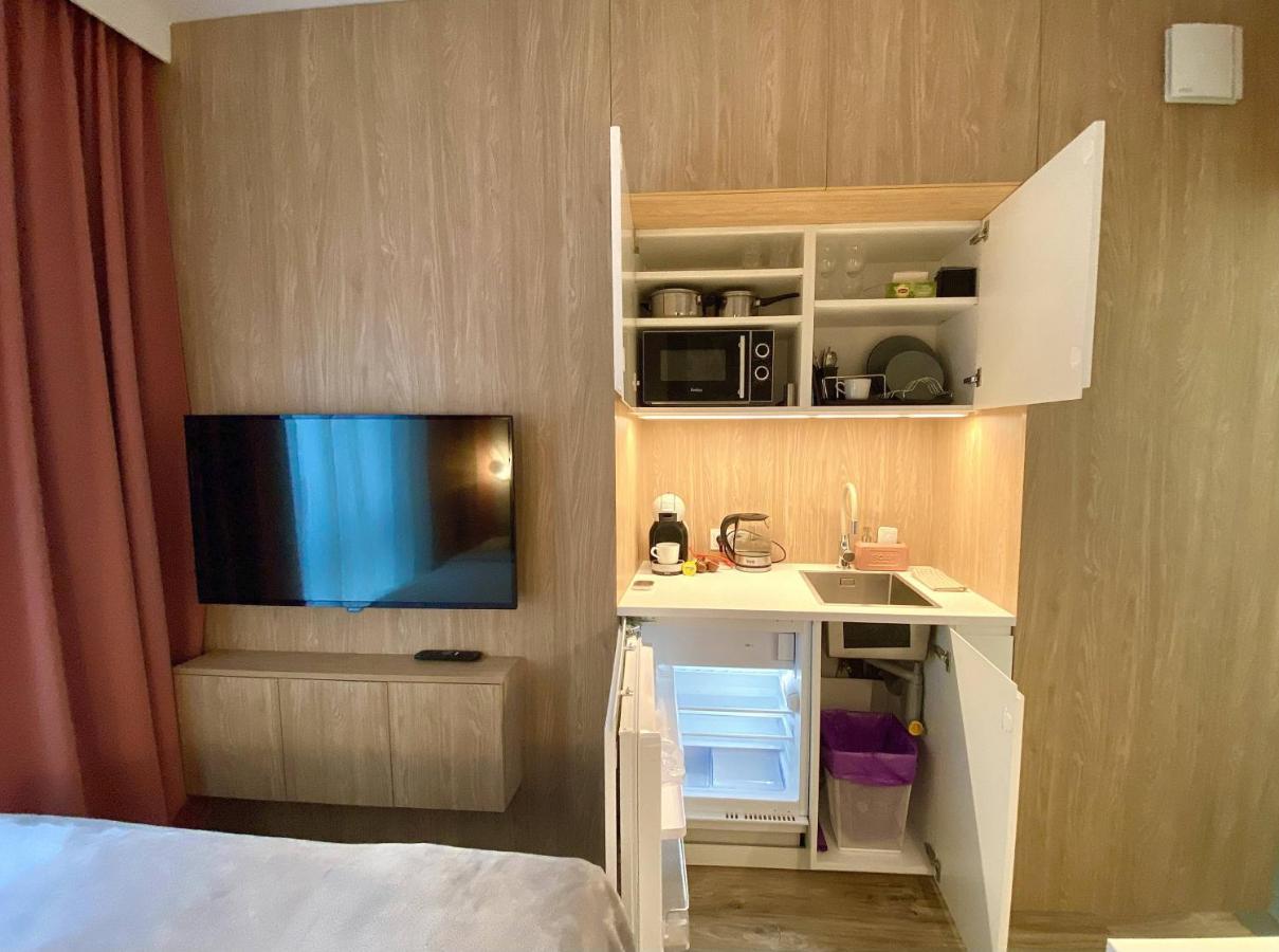 Studio Wola Apartament Kasprzaka - Wifi + Smart Tv Varšava Exteriér fotografie
